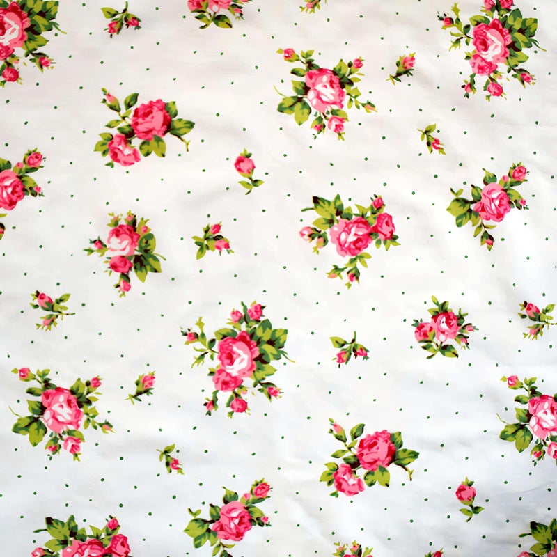 iNee Green Floral Fat Quarters Quilting Fabric Bundles, Sewing Fabric for Quilting Craftting,18 x 22 inches (Green Floral) - Image 2